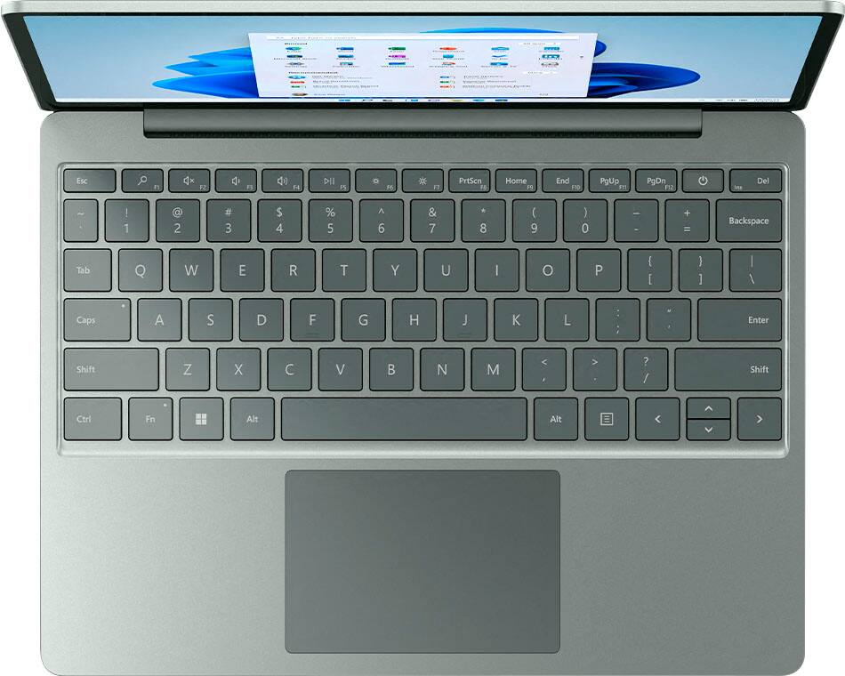 Alt View 11. Microsoft - Surface Laptop Go 2 - 12.4” Touch-Screen - Intel Core i5 with 8GB Memory - 256GB SSD - Sage.