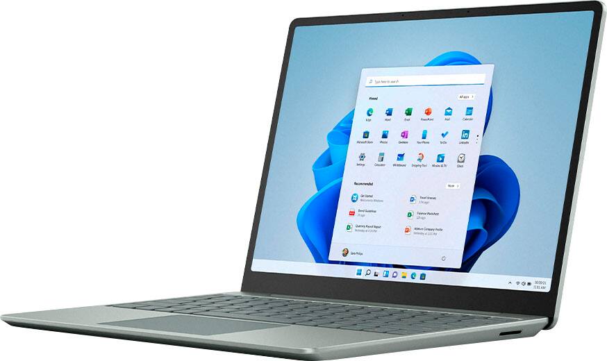 Alt View 15. Microsoft - Surface Laptop Go 2 - 12.4” Touch-Screen - Intel Core i5 with 8GB Memory - 256GB SSD - Sage.