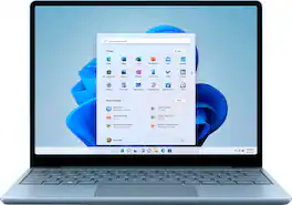 Microsoft - Geek Squad Certified Refurbished Surface Laptop Go 2 - 12.4” Touch-Screen - Intel Core i5 with 8GB Memory - 128GB SSD - Ice Blue