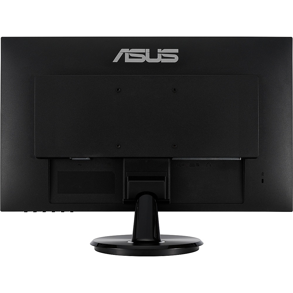 Back View: ASUS - 27" LCD FHD Monitor (DisplayPort USB, HDMI) - Black