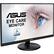 The image displays a close-up of a person's eye, with a computer monitor or TV screen in the background. The screen is likely an ASUS Eye Care Monitor, which is designed to reduce eye strain and fatigue during extended periods of use. The TVRheinland certification logo is also visible, indicating that the monitor has passed certain quality and safety standards.
