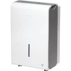 Arctic Wind - 50 Pint Flat Panel Dehumidifier with Pump - White - Front_Zoom