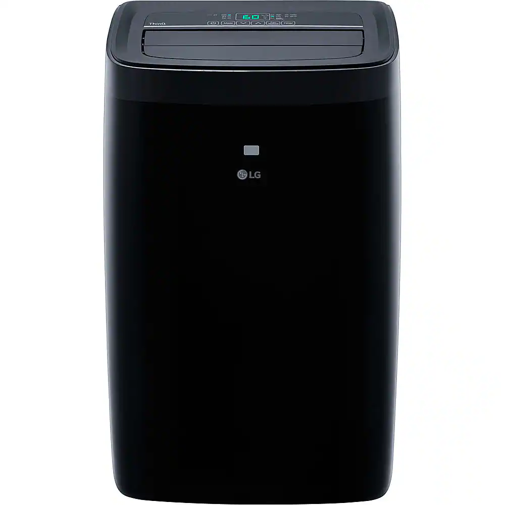 LG - 450 Sq. Ft. Smart Portable Air Conditioner - Black