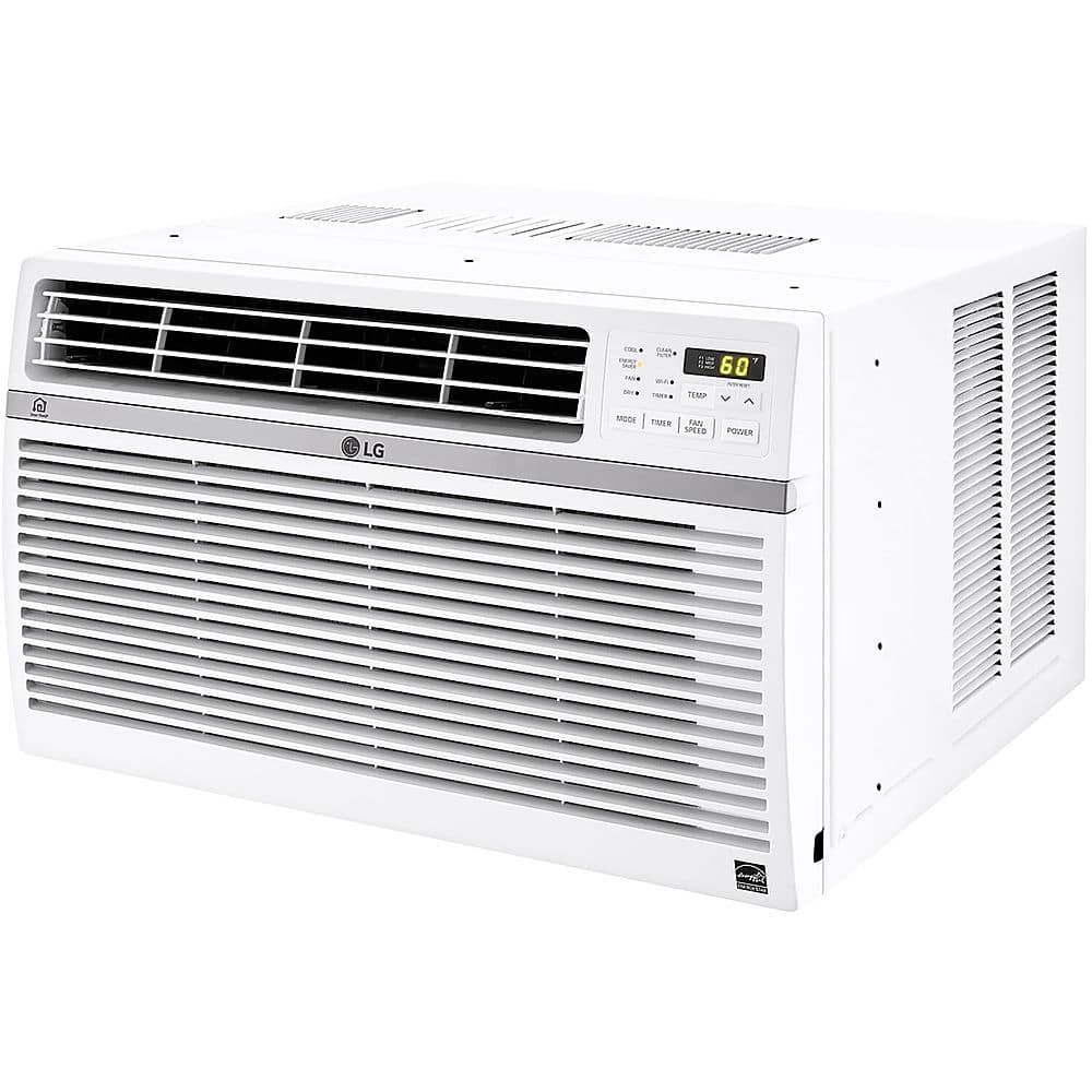Alt View 16. LG - 800 Sq. Ft. 15,000 BTU Smart Window Air Conditioner - White.
