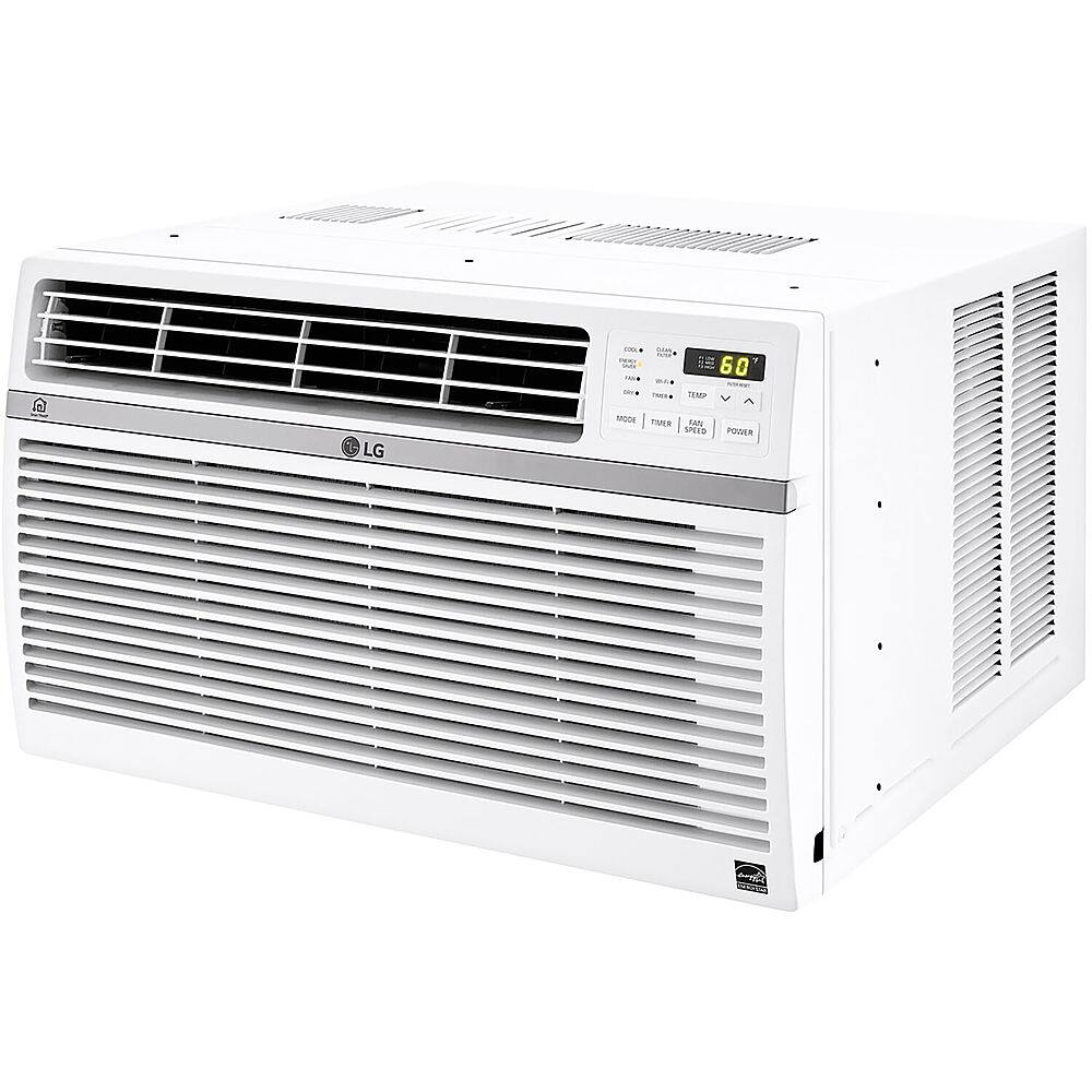Alt View 16. LG - 800 Sq. Ft. 15,000 BTU Smart Window Air Conditioner - White.