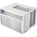 Left. Gree - 250 Sq. Ft. 6,000 BTU Window Air Conditioner - White.