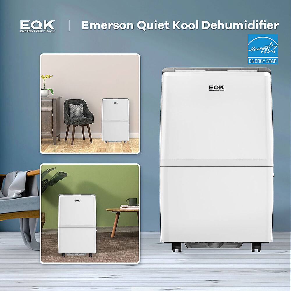 Best Buy Emerson Quiet Kool 50 Pint Dehumidifier White EAD50SE1H
