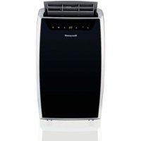 Honeywell - Classic 500 Sq. Ft. Portable Air Conditioner with Dehumidifier - Black - Front_Zoom