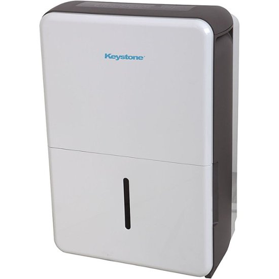 Keystone – 35 Pint Dehumidifier | LED Display | 24H Timer | Auto Shut-Off | For Rooms up to 3,000 Sq. Ft – White