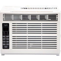 Whirlpool - 350 Sq. Ft. 8,000 BTU Window Air Conditioner - White - Front_Zoom