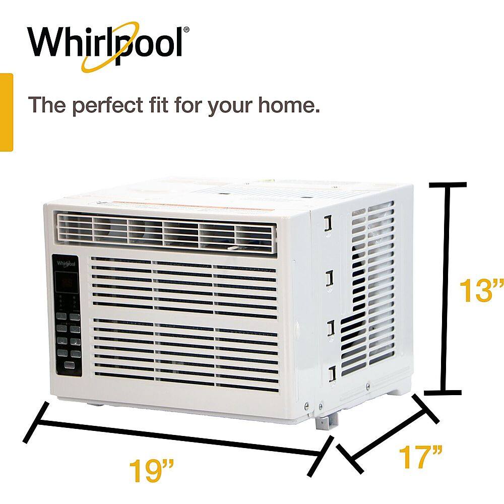 Whirlpool 350 Sq. Ft. 8,000 BTU Window Air Conditioner White WHAW081CW Best Buy