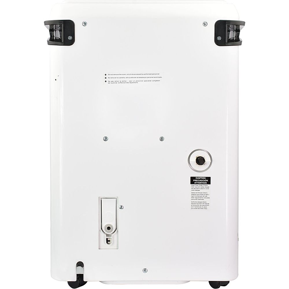 Angle View: Honeywell - 50 Pint Dehumidifier with Built-In Drain Pump - White