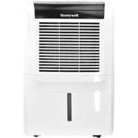 Honeywell - 50 Pint Dehumidifier with Built-In Drain Pump - White - Front_Zoom