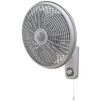 Lasko - 16" Oscillating Wall Mount Fan with Anti-Rust Grills - Gray - Front_Zoom