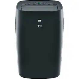 LG - 400 Sq. Ft. Smart Portable Air Conditioner - Black