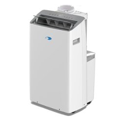 Whynter - ARC-1230WNH 600 Sq.Ft Smart NEX Inverter Portable Air Conditioner 12000 BTU Heater - White - Front_Zoom