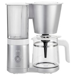 ZWILLING - Enfinigy 12-cup Glass Drip Coffee Maker - Silver - Angle_Zoom