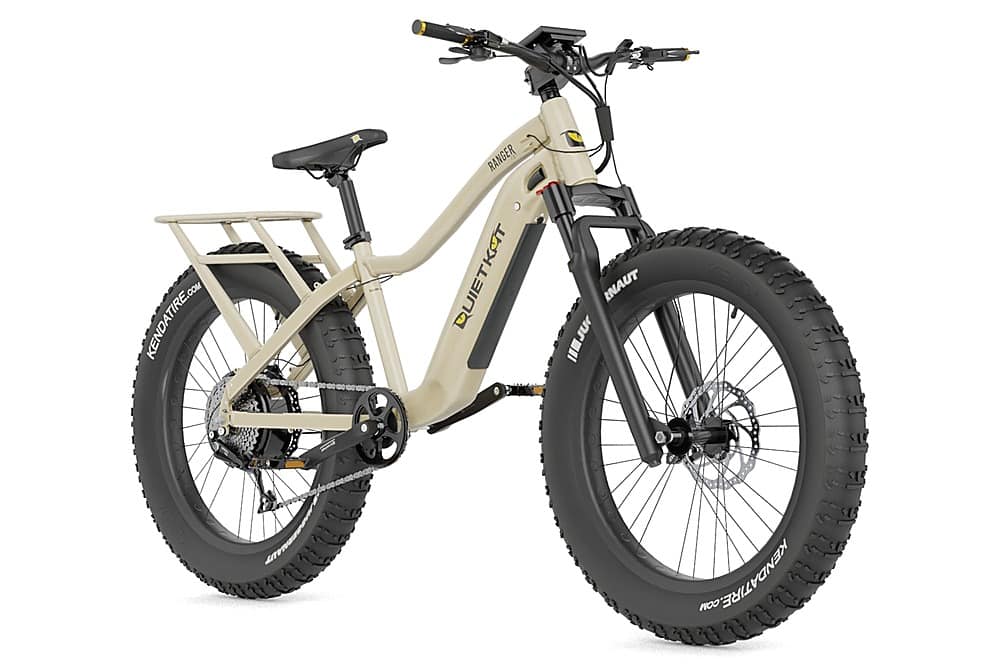 Angle View: QuietKat - Ranger eBike w/48 Mile Range & Max Speed 20 mph - Sandstone