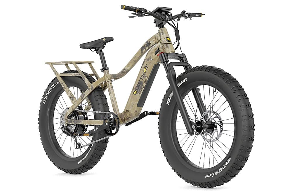 Angle View: QuietKat - Ranger eBike w/48 Mile Range & Max Speed 20 mph - Camo