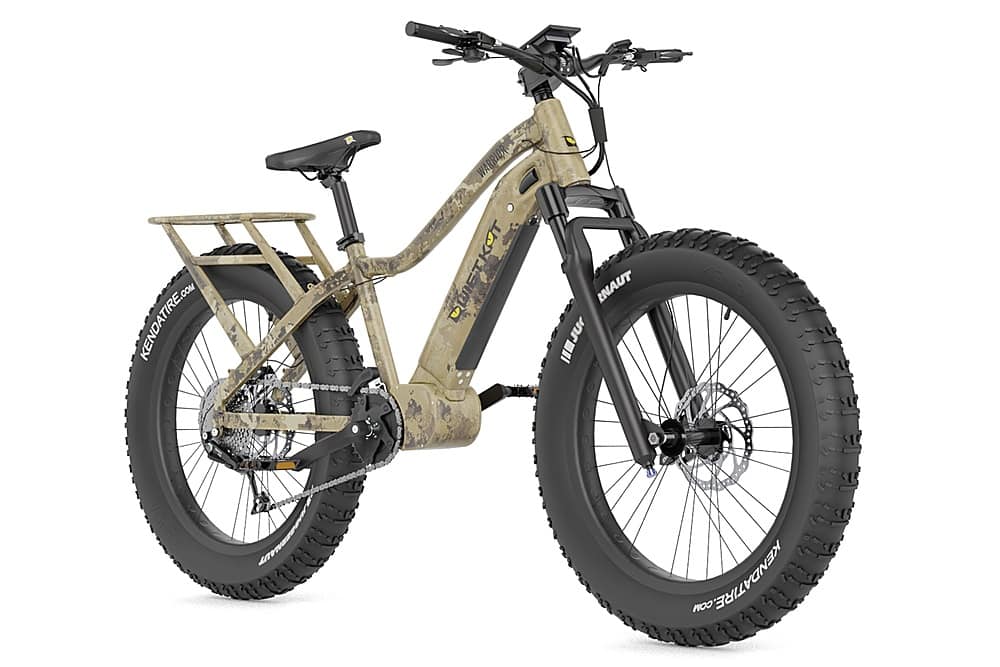 Angle View: QuietKat - Warrior eBike w/48 Mile Range & Max Speed 20 mph - Camo