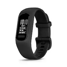 Front. Garmin - vívosmart 5 Smart Fitness Tracker + Heart Rate Large - Black.