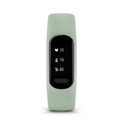 Garmin - vívosmart 5 Smart Fitness Tracker + Heart Rate Small/Medium - Cool Mint - Front_Zoom