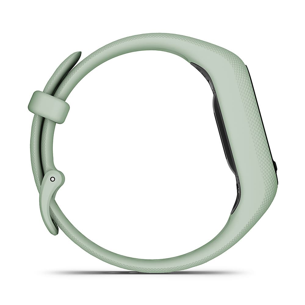 Alt View 1. Garmin - vívosmart 5 Smart Fitness Tracker + Heart Rate Small/Medium - Cool Mint.