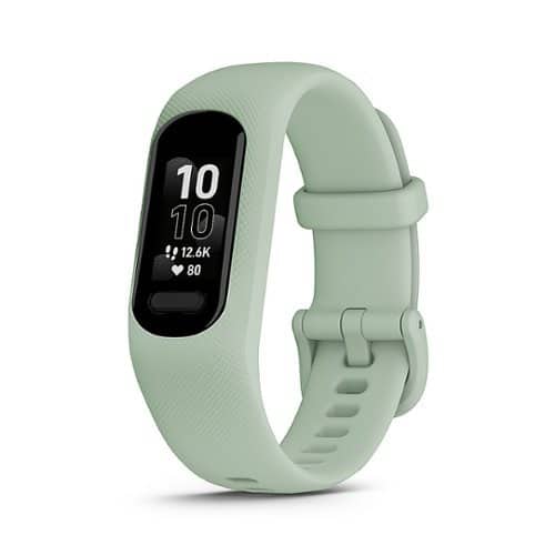 Garmin - vívosmart 5 Smart Fitness Tracker + Heart Rate Small/Medium - Cool Mint - (2023)