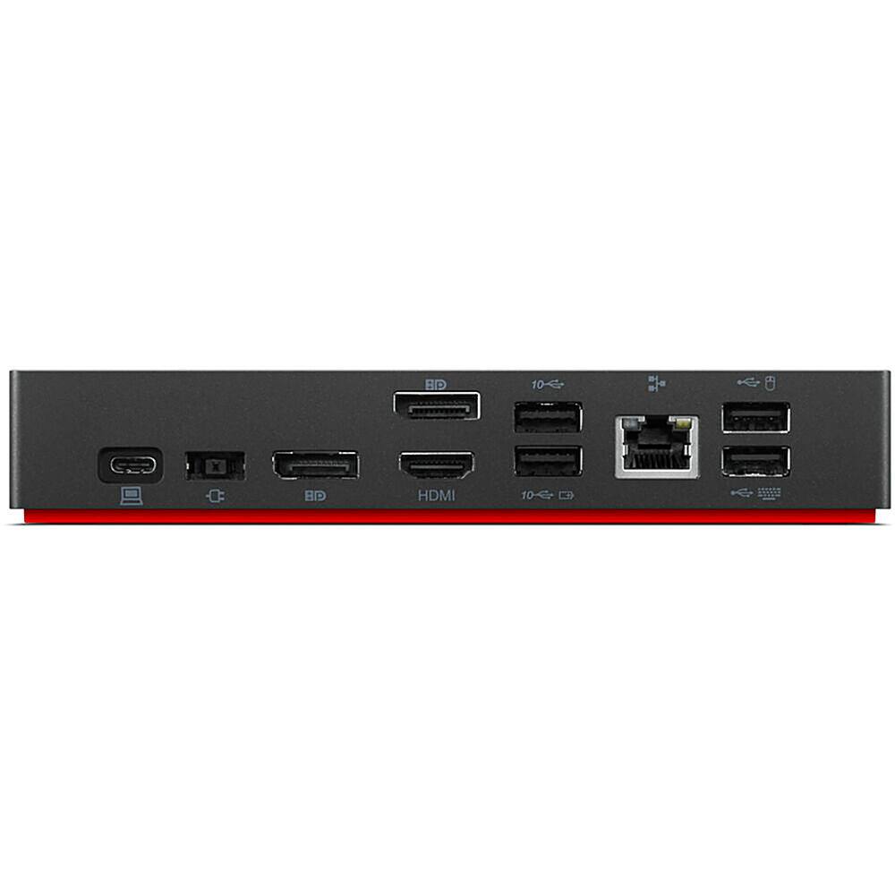 Alt View 13. Lenovo - ThinkPad Universal USB-C Smart Docking Station - Black.