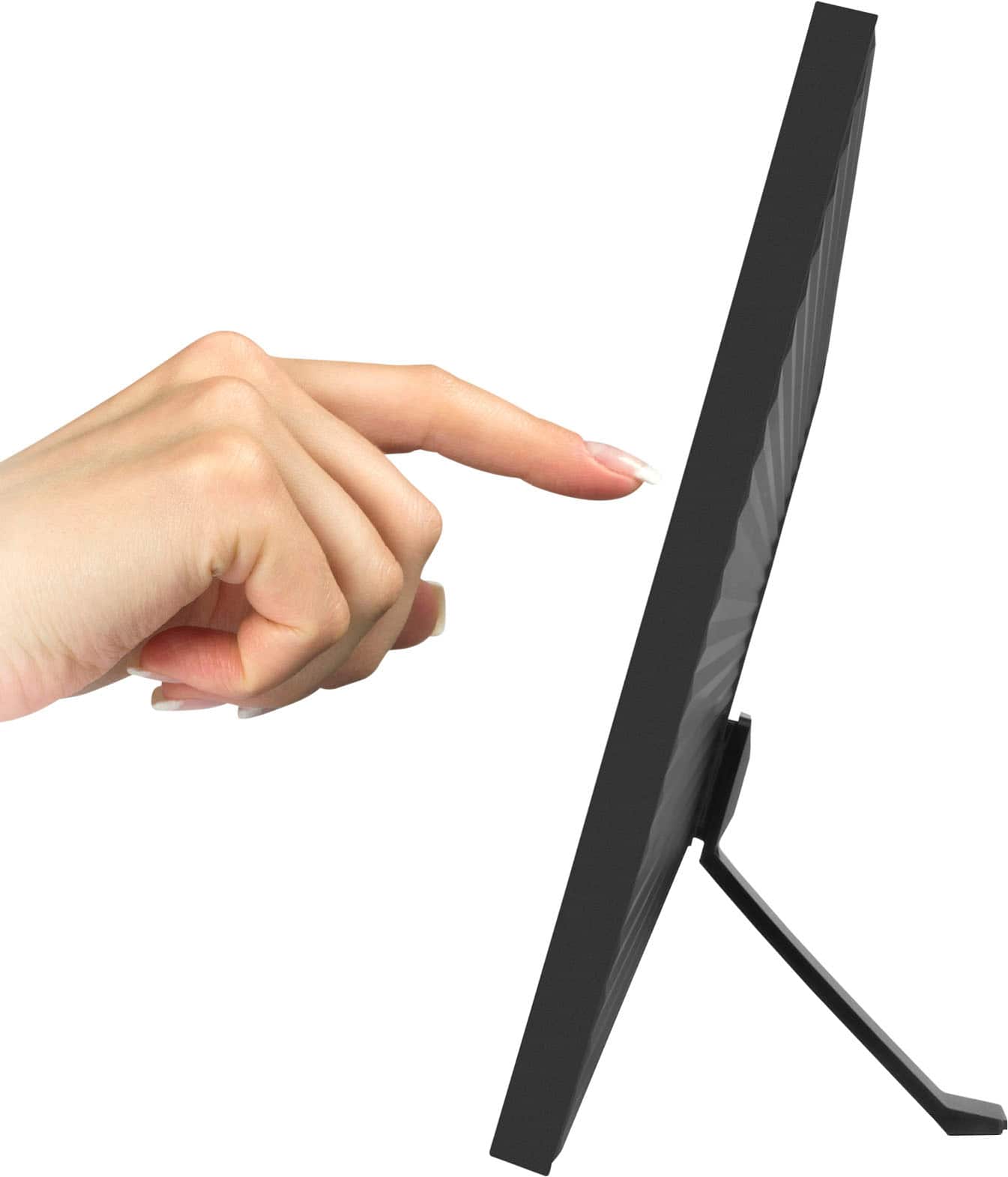 Alt View 12. Aluratek - 13.5" 3K Touchscreen LCD Wi-Fi Digital Photo Frame - Black.