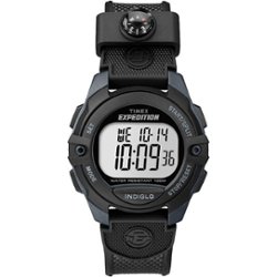 Timex - Men's Expedition Digital CAT 41mm Watch - Black - Front_Zoom