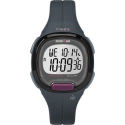 Timex - Women's IRONMAN Transit 33mm Watch - Gray/Purple - Front_Zoom