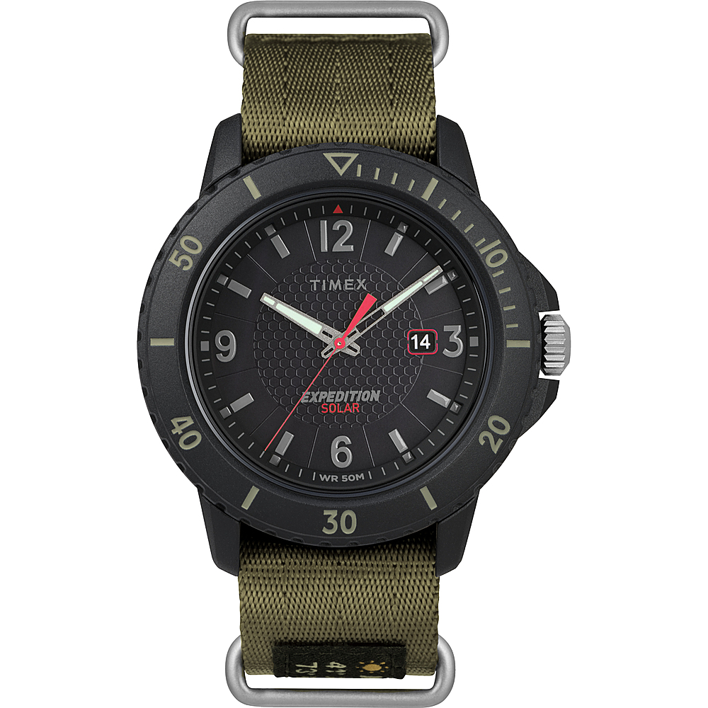 Timex Men's Expedition Gallatin Solar 45mm Watch Green/Black TW4B145009J -  Best Buy