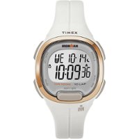 Timex - Women's IRONMAN Transit 33mm Watch - White/Rose Gold-Tone - Front_Zoom