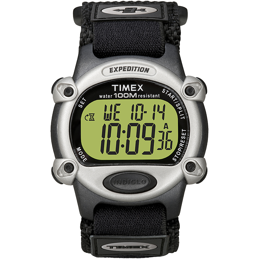 Timex Men's Expedition Digital CAT 39mm Watch Black/Silver-Tone T480619J -  Best Buy
