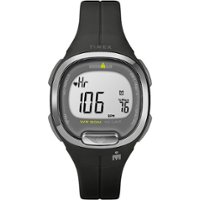 Timex - IRONMAN Transit+ Watch with Activity Tracking & Heart Rate 33mm - Black/Silver-Tone - Front_Zoom