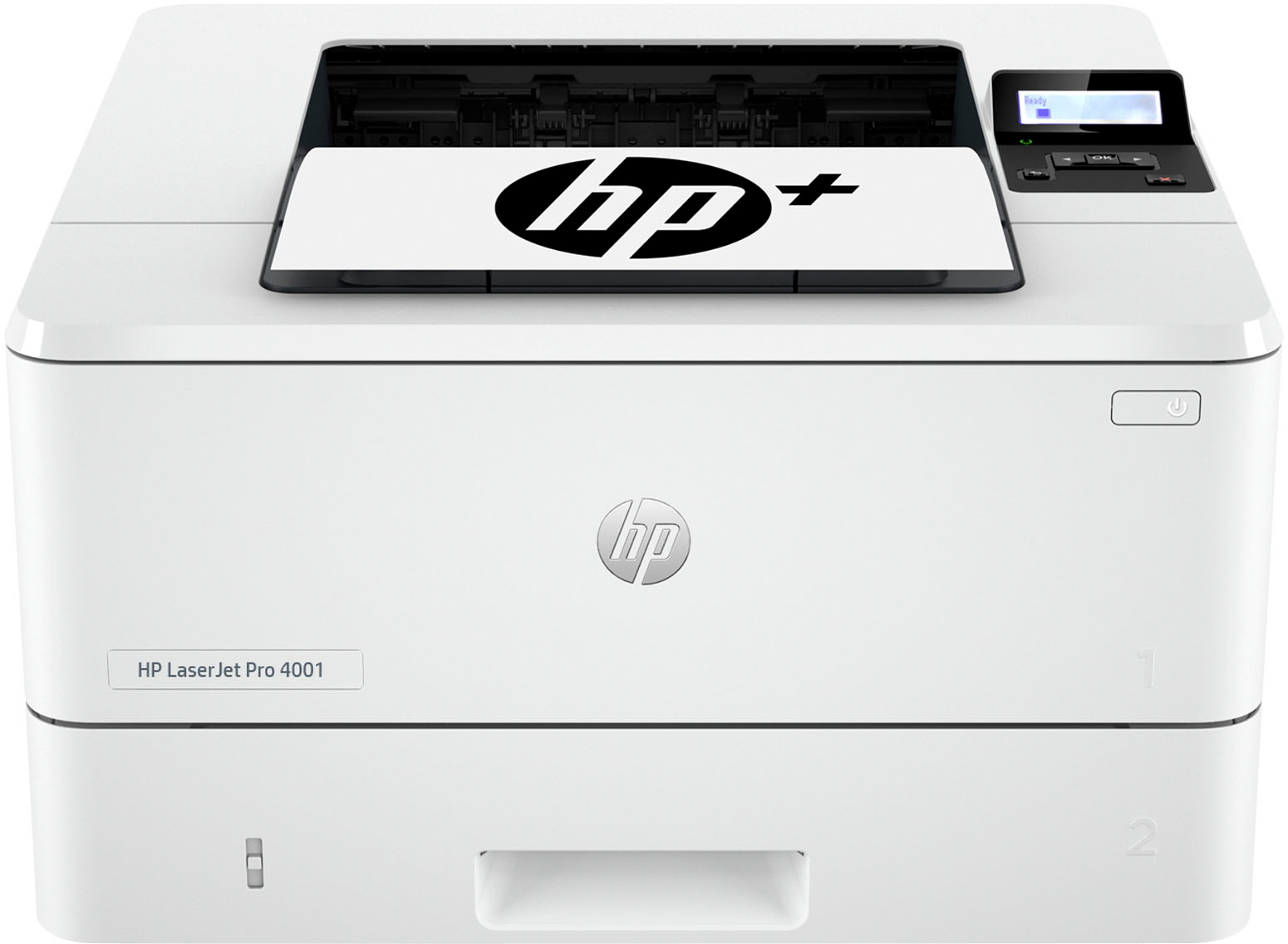 HP LaserJet Pro Black-and-White Laser Printer with 3 months of Ink with HP+ White LaserJet Pro 4001ne - Best Buy
