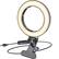 Angle. Bower - Studio Ring Light with Desk Clamp - Black.