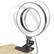 Alt View 12. Bower - Studio Ring Light with Desk Clamp - Black.