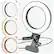 Alt View 13. Bower - Studio Ring Light with Desk Clamp - Black.
