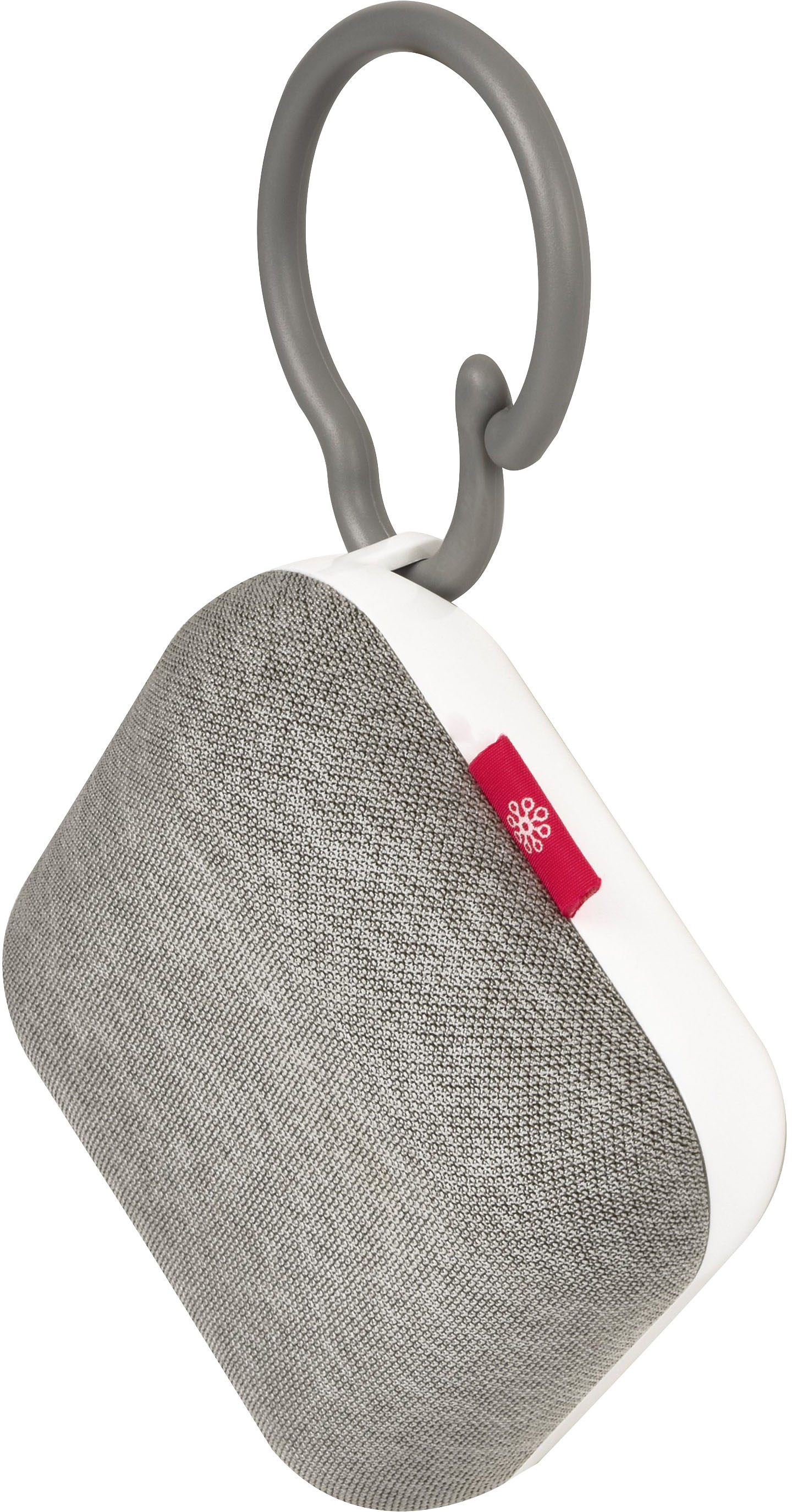 Left View: Project Nursery - Portable Sound Soother - Gray/White