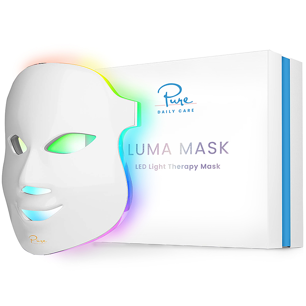 Pure Daily Care Luma Mask Home Skin Rejuvenation  Anti-Aging Light Therapy  White BBY-PDC-LUMA-MSK Best Buy