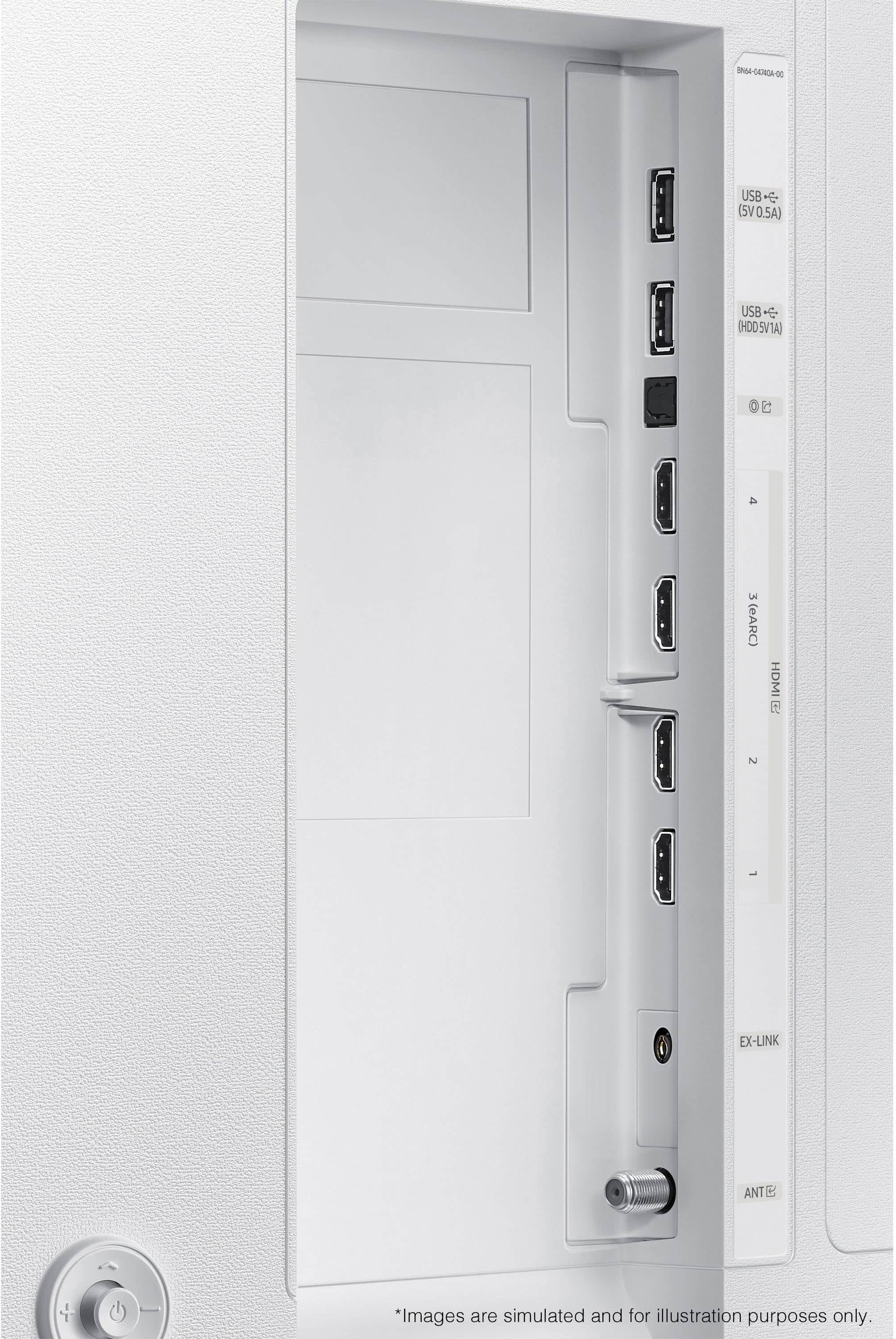 Alt View 14. Samsung - 43" Class The Serif QLED 4K Smart TV - White.