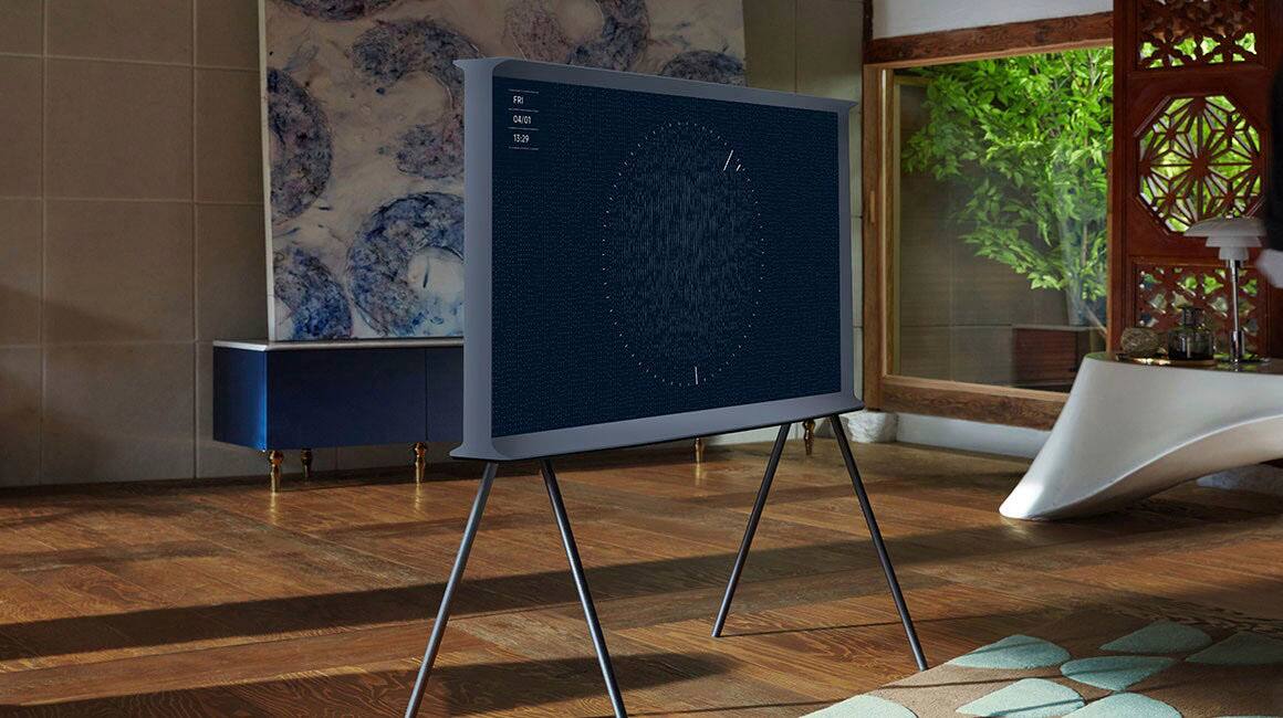 Alt View 25. Samsung - 43" Class The Serif QLED 4K Smart TV - White.