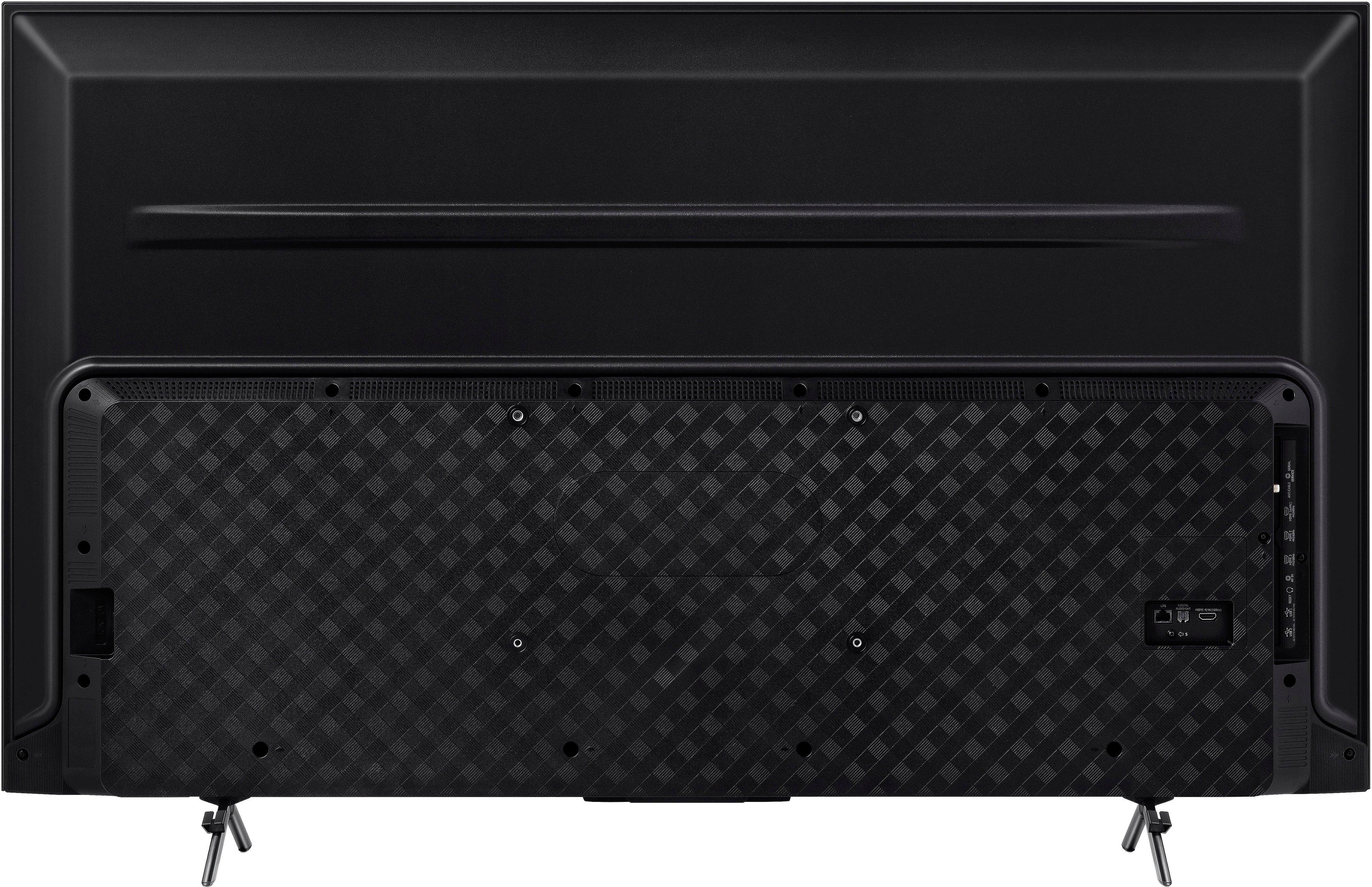 Back View: Insignia™ - TV Cabinet for Most TVs Up to 50" - Dark Wood