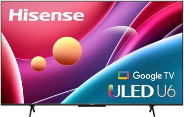 Hisense - 55" Class U6H Series Quantum ULED 4K UHD Smart Google TV - Front_Zoom