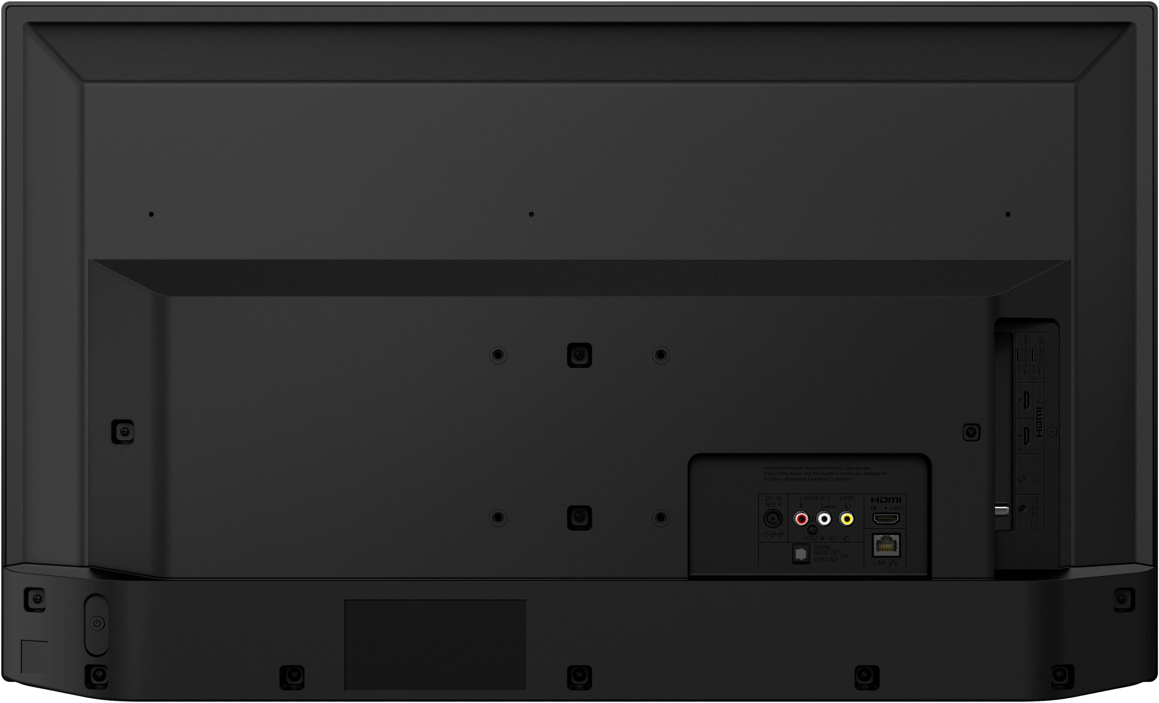 Back. Sony - 32" Class W830K HD LED Google TV - Black.