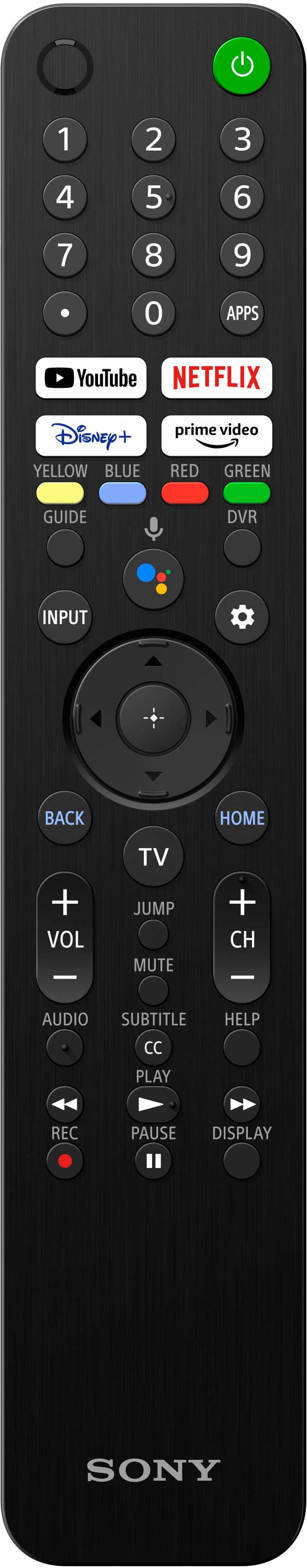 Remote Control. Sony - 32" Class W830K HD LED Google TV - Black.