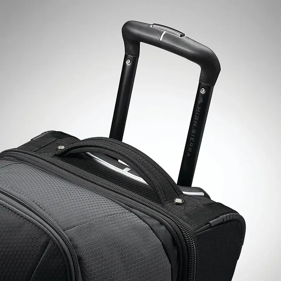 Alt View 15. High Sierra - Fairlead 34" Drop Bottom Wheeled Duffel - Mercury/Black.