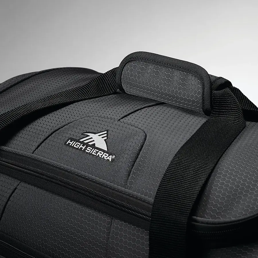 Alt View 16. High Sierra - Fairlead 34" Drop Bottom Wheeled Duffel - Mercury/Black.